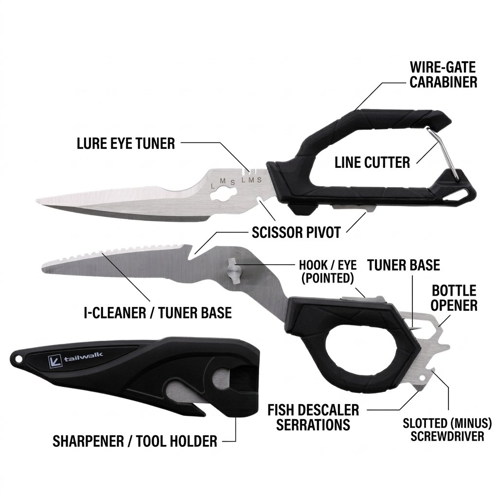 tailwalk MULTI FUNCTION SCISSORS