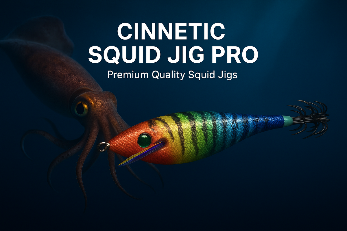 Cinnetic SQUID JIG PRO Banner with Attacking Calamari