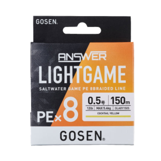 GOSEN ANSWER LIGHTGAME PE×8