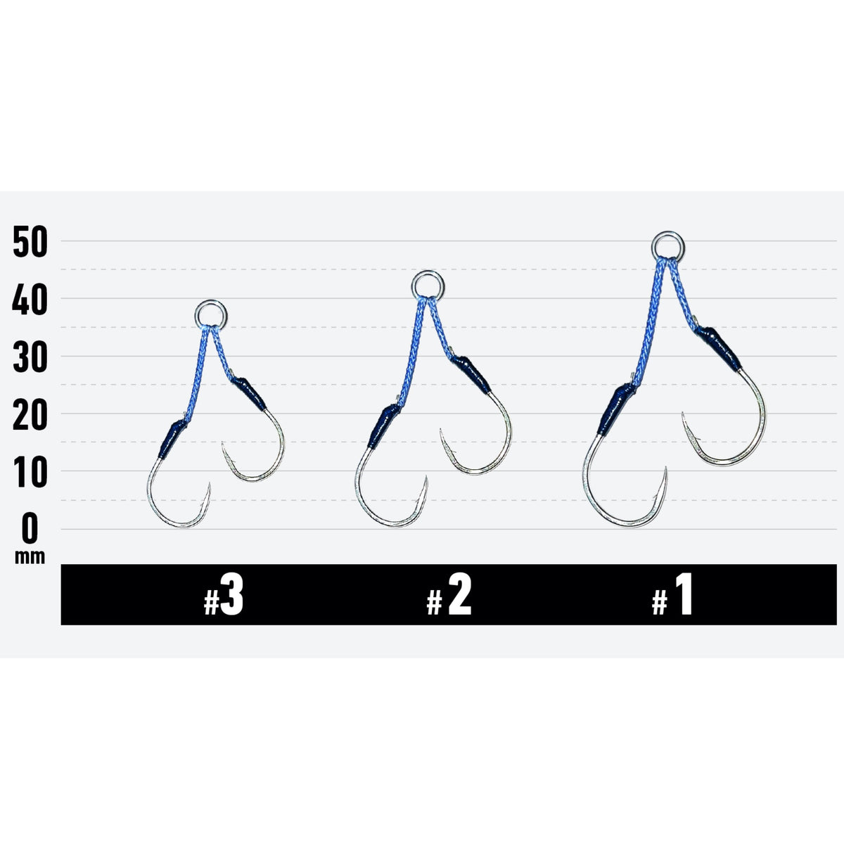 VANFOOK JSL 37 JIGEN SL Twin Assist Hooks